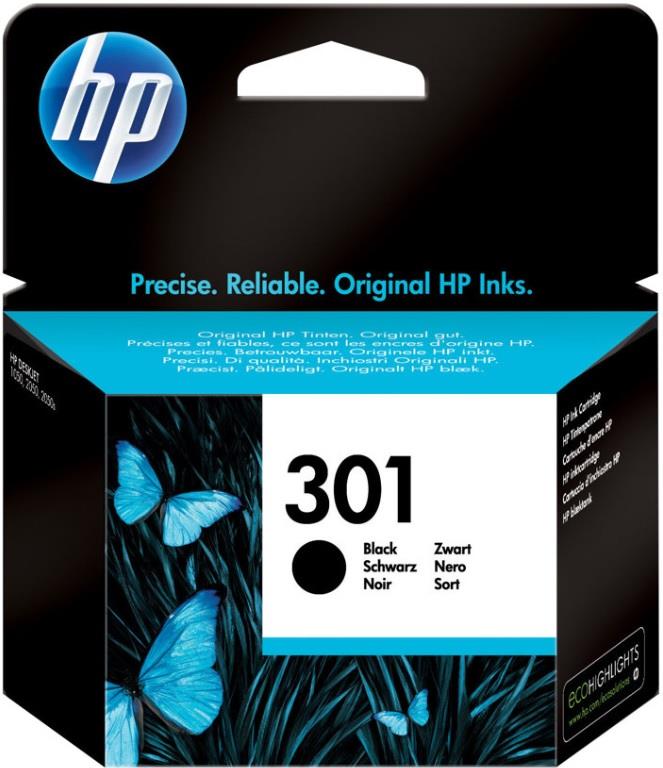 HP Cartuccia originale HP InkJet 301 (CH561EE) nero blister